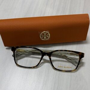 Tory Burch Tortoise Glasses ty2064 with Orange Case